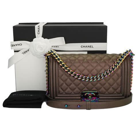 chanel iridescent boy bag buy|Chanel bags for boys.